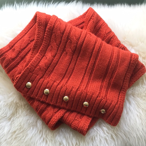 Michael Kors Scarf Burnt Orange - Picture 5 of 6